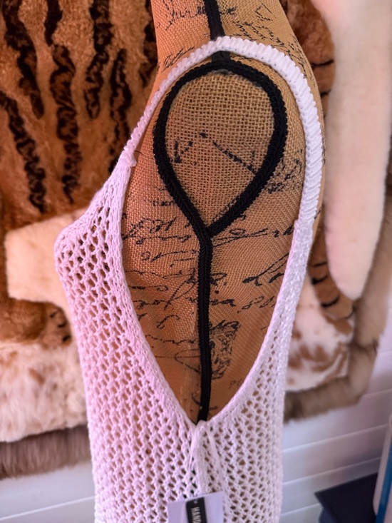 O'Neill White Crochet Pullover Swim Coverup Dress - Picture 8 of 10